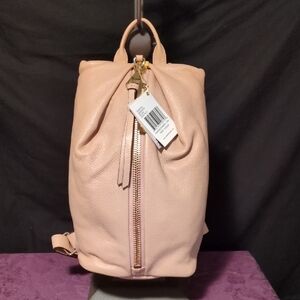NWT! Aimee Kestenberg Genuine Leather Tamitha Back Pack Blush Pink